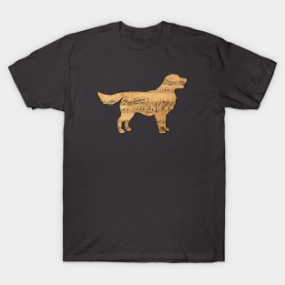 Sheet Music Dog T-Shirt